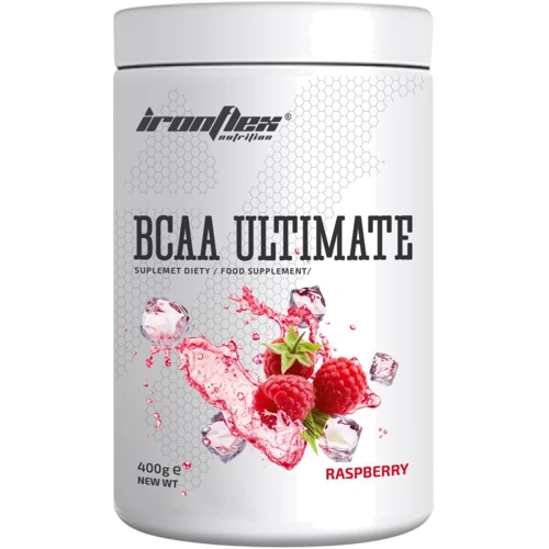 Амінокислота для спорту IronFlex Nutrition BCAA Ultimate Instant 400 g / 40 servings / Raspberry