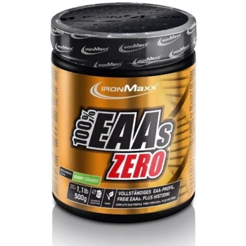 Амінокислота для спорту IronMaxx 100% EAAs Zero 500 g /33 servings/ Orange