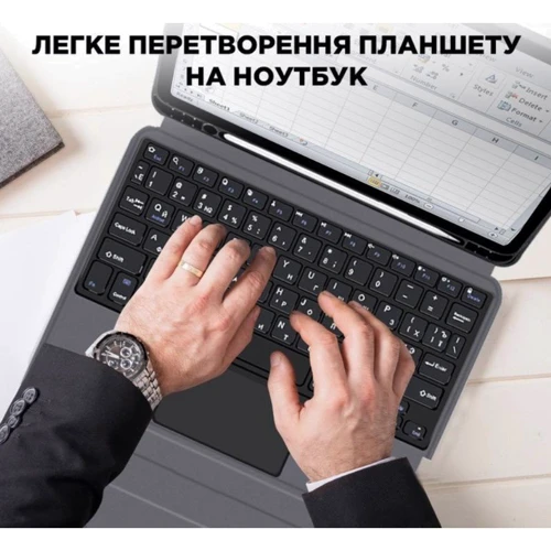 Аксесуар для iPad AirOn Premium Case Smart Keyboard Black for iPad Air (2020-2025) (4822352781094) фото 14