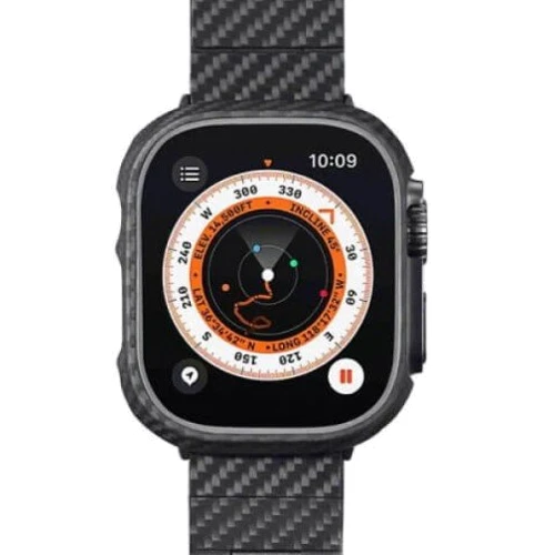 Чехол для Apple Watch Pitaka Air Case Black/Grey for Apple Watch Ultra 49mm (KW3001A): Тип аксессуара защитный чехол