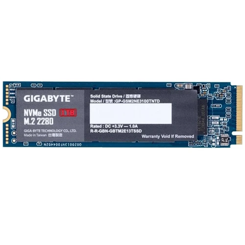 GIGABYTE M.2 PCIe 1 TB M.2 NVMe (GP-GSM2NE3100TNTD): Тип накопичувача внутрішній