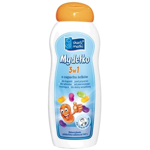 Мыло 3 в 1 Skarb Matki с запахом Желеек 250 ml (5901968019507)