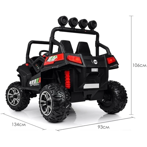 Електромобіль Kidsauto Двомісний Buggy XXL 4WD червоний (S2588-1red): Максимальна швидкість, км/год 3.5-7