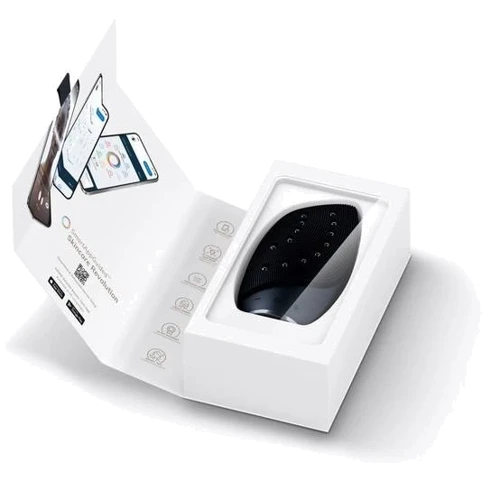 Очисна щітка для обличчя GESKE Sonic Thermo Facial Brush&Face-Lifter 8в1 black фото 5