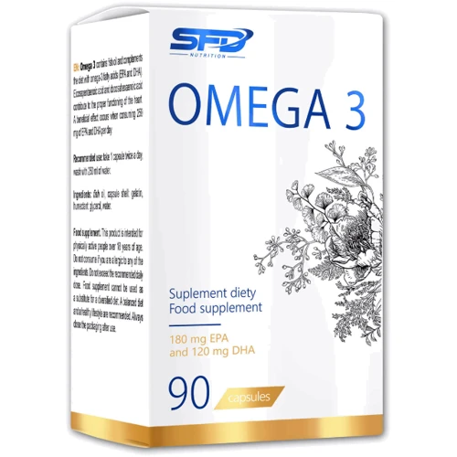 SFD Nutrition Omega 3 Омега 3 90 капсул: Форма выпуска Капсулы