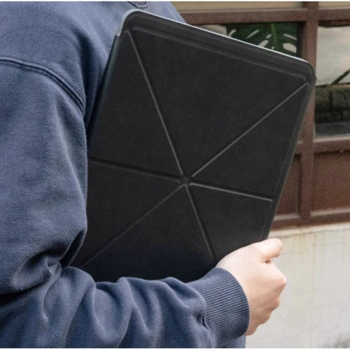 Аксессуар для iPad Moshi VersaCover Case with Folding Cover Charcoal Black for iPad Pro 12.9 (2021-2022) (99MO231604): Материал искусственная кожа