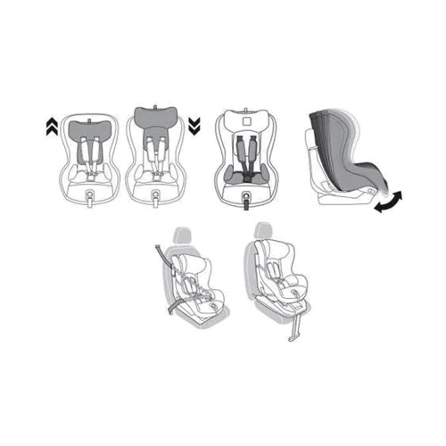 Автокресло Peg-Perego Viaggio 1 Duo-Fix DX13-DP46 Бежевый (IMDA020035DX13DP46): Крепление Isofix есть (база в комплект не входит)