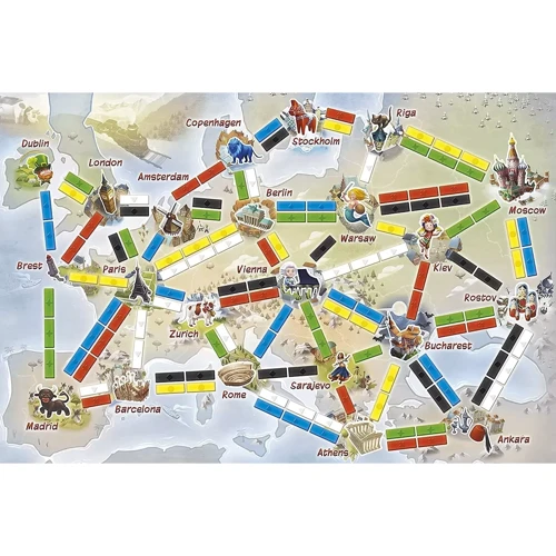 Настольная игра Days of Wonder Ticket to Ride - First Journey (Europe) EN НА АНГЛИЙСКОМ ЯЗЫКЕ: Вид стратегические