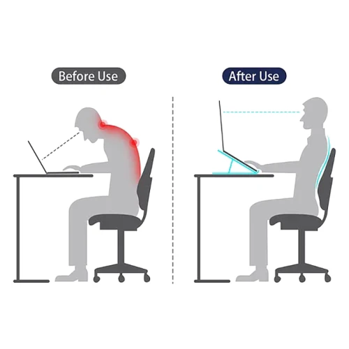 Держатель WIWU Laptop Stand S400 Silver фото 9