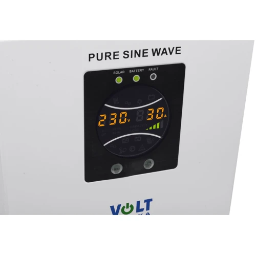 Гібридний сонячний інвертор Volt Polska SINUS PRO 1000 S 12/230V (700/1000W) + 30A MPPT: Напруга акумуляторної батареї, В 12