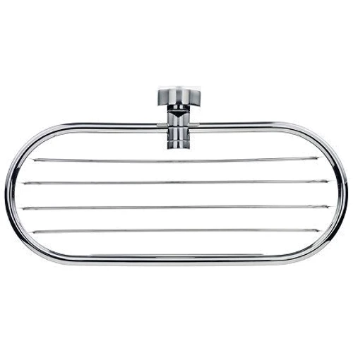 Полиця-сітка для ванної кімнати KELA Lucido срібляста 26х10.5 см (22689)