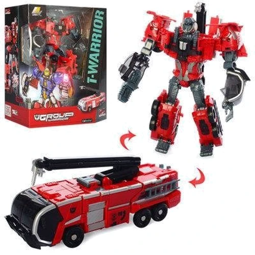 Трансформер LUBO T-WARROR Пожежна машина (J8016E)