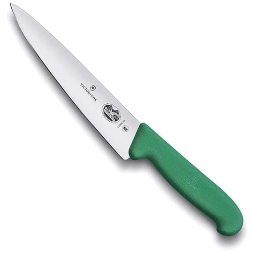Кухонный нож Victorinox Fibrox 19см с зелен. ручкой (52004.19)