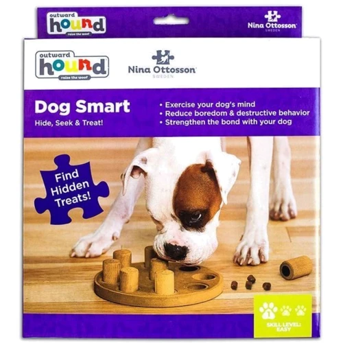 Игрушка интерактивная для собак Nina Ottosson Dog Smart Composite коричневая (no69539): Производитель Nina Ottosson