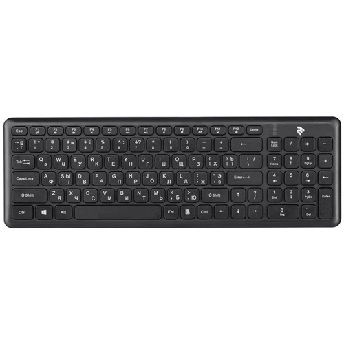 Клавиатура 2E KS230 Slim WL Black (2E-KS230WB)