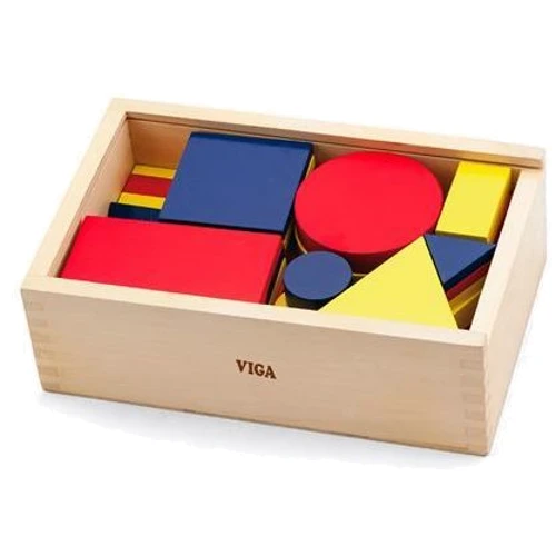 Навчальний набір Viga Toys Логічні блоки Дьенеша (56164)