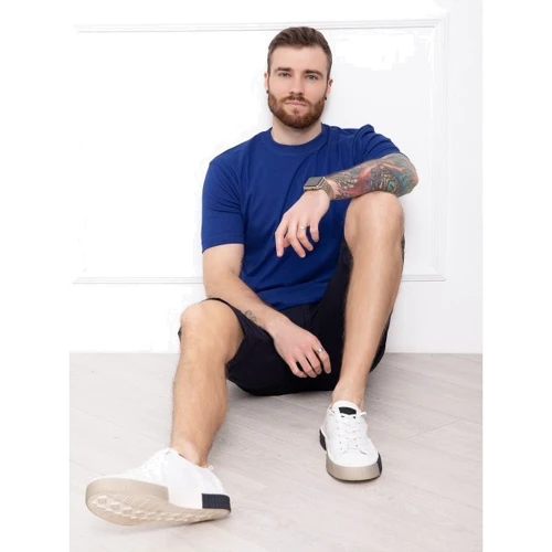 Футболка ISSA PLUS GN4-42 L синяя: Вид Футболки