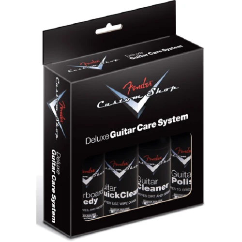 Набор средств по уходу за гитарами FENDER CUSTOM SHOP DELUXE GUITAR CARE SYSTEM 4 PACK