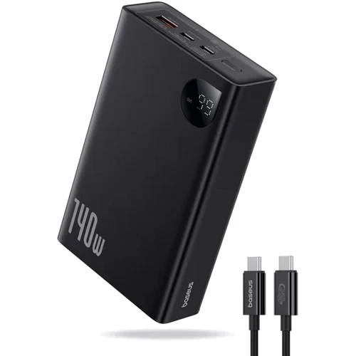 Внешний аккумулятор Baseus Power Bank 24000mAh Adaman Digital Display 140W Black (P10021508113-00): Количество USB 3