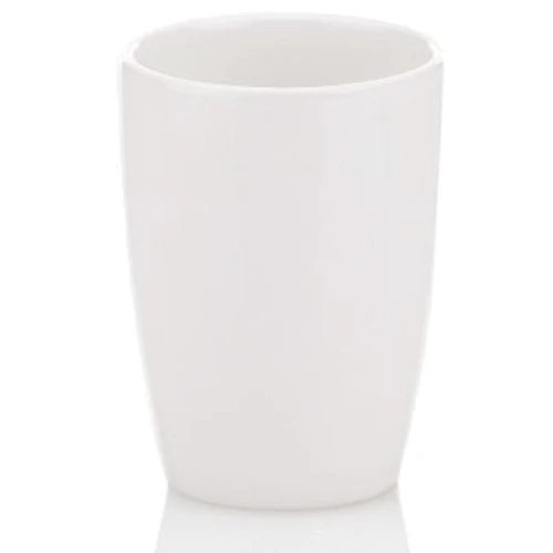 Склянка для зубних щіток KELA Natura біла 10.5х8 см (18588): Тип Підставка для зубних щіток, Склянка