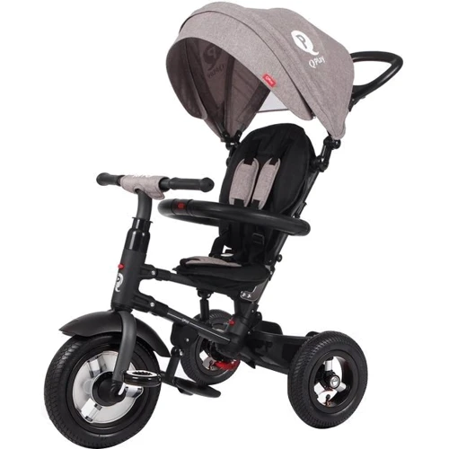 Велосипед Qplay Rito Rubber Grey складаний триколісний дитячий (S380-2GreyRubber)