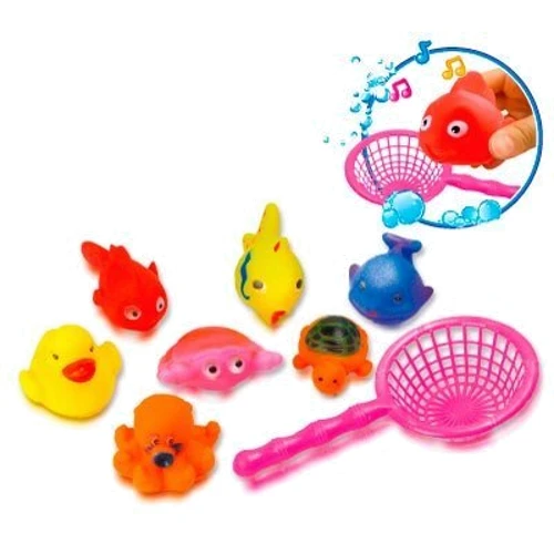 Набор игрушек для купания с сачком Морские жители (укр. упаковка), BeBeLino: Производитель Bebelino