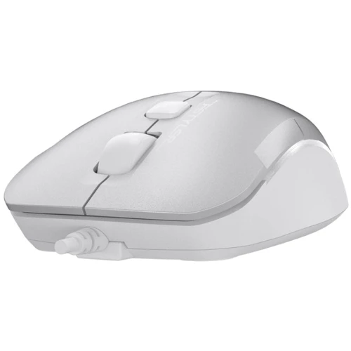 Мишка A4Tech FM26S USB Icy White: Довжина кабелю 1.5 м