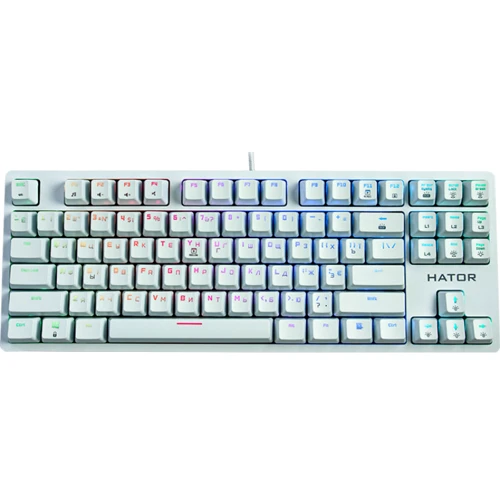 Клавиатура HATOR Rockfall EVO TKL Optical White (HTK-631)