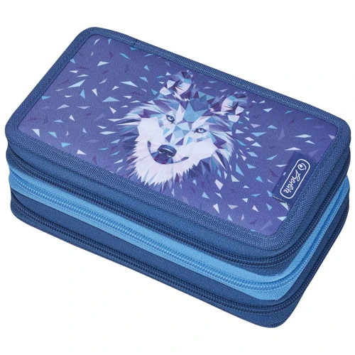 Пенал пустой Herlitz Triple Wild Animals Волк (50026654)