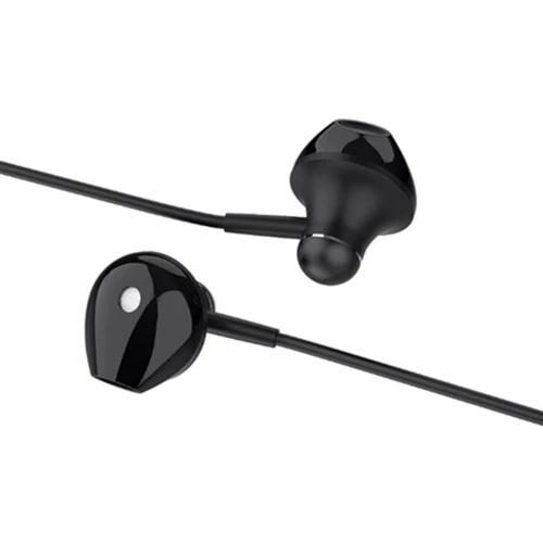 Наушники Florence FL-0054-K with mic Black: Тип конструкции вкладыши
