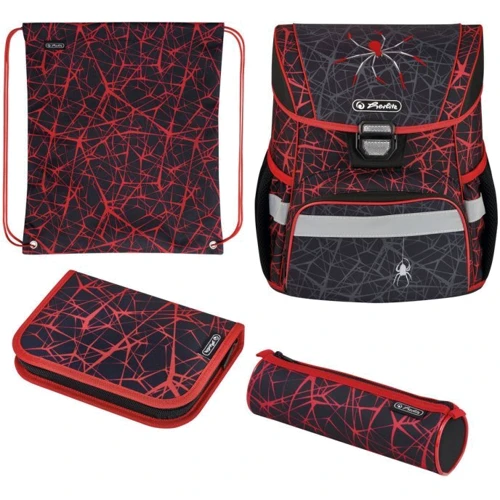 Ранец школьный укомплектованный Herlitz LOOP PLUS Spider Паук (50032518)