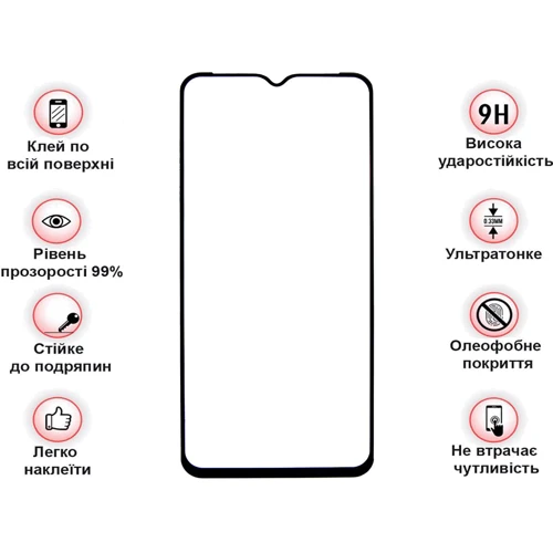 Аксесуар для смартфона BeCover Tempered Glass Black для Ulefone Armor 21 (712133) фото 6