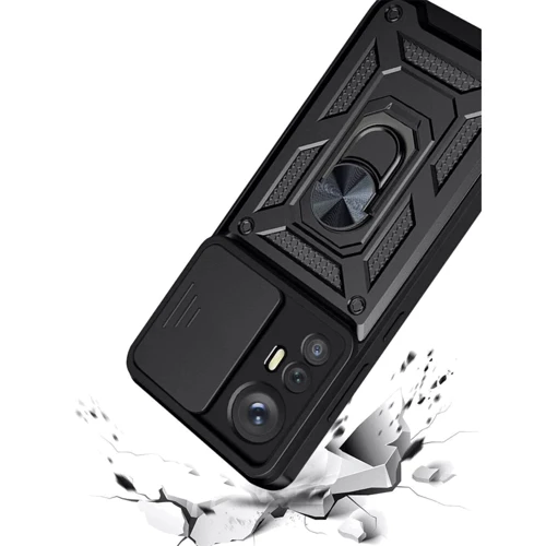 Чехол для телефонов BeCover Military Black for Xiaomi 12 5G (710019): Материал TPU (термополиуретан) и пластик