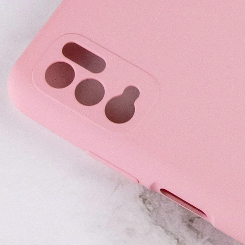 Чехол для телефонов Mobile Case Silicone Cover Shield Camera Pudra for Xiaomi Redmi Note 10 5G / Poco M3 Pro / Poco M3 Pro 5G: Цвет розовый