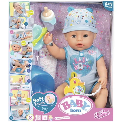 Кукла Baby Born Zapf Серии "нежные Объятия" - Очаровательный Малыш (43 См, С Аксессуарами): Производитель Zapf