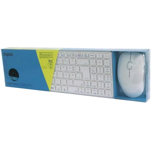 Комплект беспроводной RAPOO 9300M Wireless White: Назначение компактная