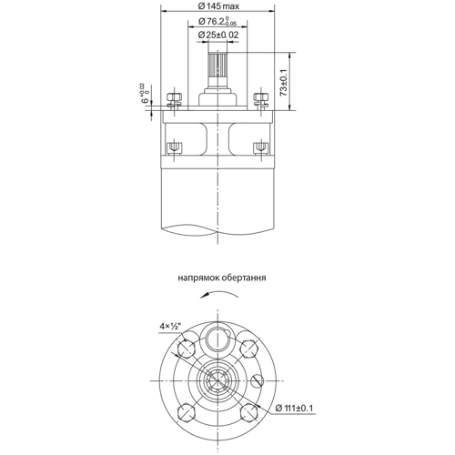Занурювальний насос свердловин Dongyin 6SP30-8 (7777253): Тип погружные насосы