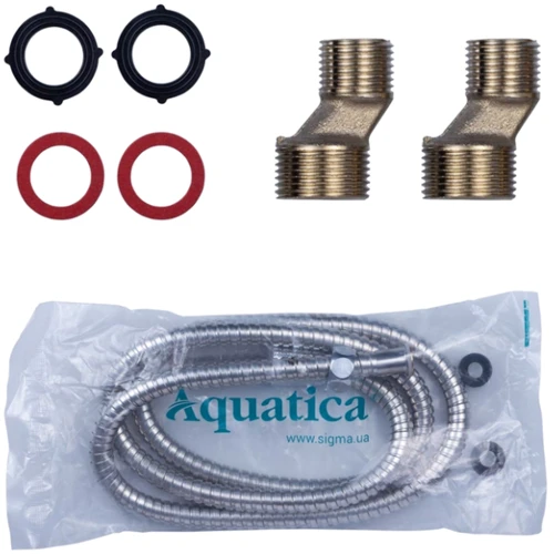 Змішувач для ванни з довгим зливом Aquatica QN-2C458C