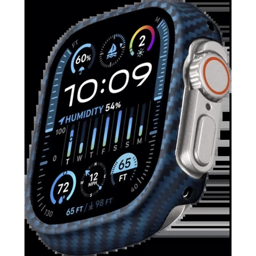 Чехол для Apple Watch Pitaka Air Case Black/Blue for Apple Watch Ultra 49mm / Ultra 2 (KW2302A)