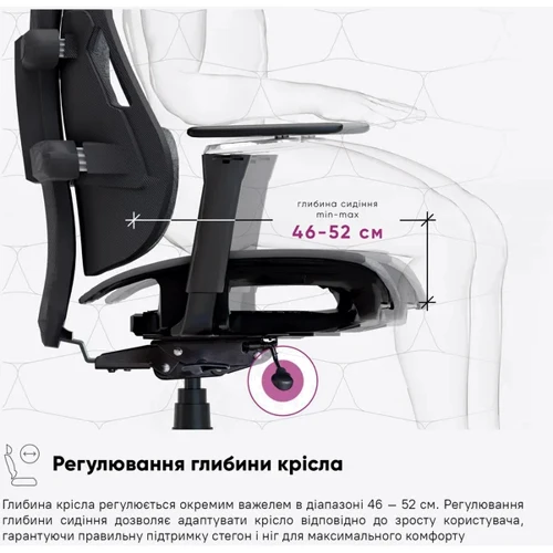 Геймерское кресло Cyberlux V10 Fabric Grey (арт. GM -V10 FG)	 фото 13