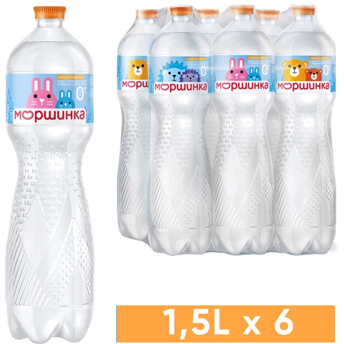 Минеральная вода Моршинська Моршинка детская негазированная 6х1.5 л (DS48200170016636): Объем, л 9
