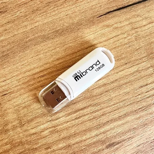 USB-флешка Mibrand 128GB Marten USB 3.2 White (MI3.2/MA128P10W): Стандарт USB USB 3.2