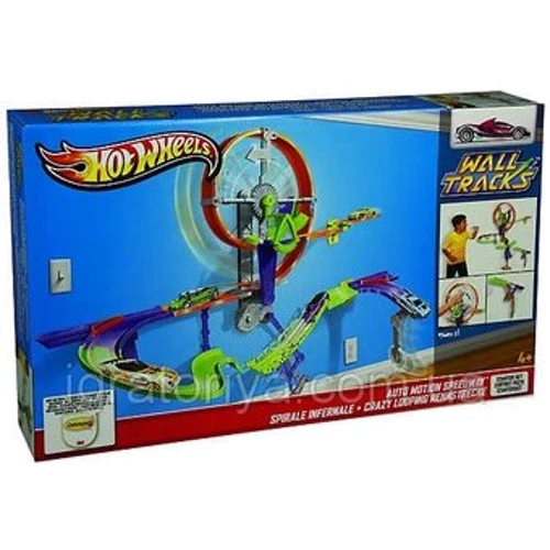 Hot Wheels Настенный трек Hot Wheels АВТО- тический движение (Х9320)