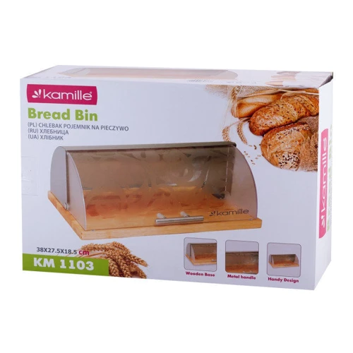 Хлібниця Kamille 38х27.5х18.5 см (1103)