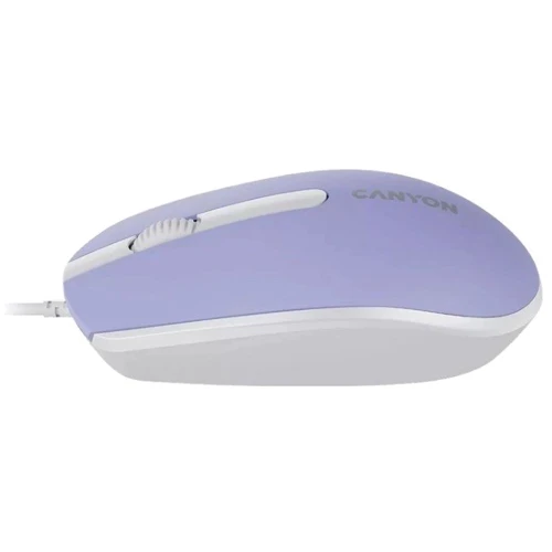 Мышь Canyon M-10 USB White Lavender (CNE-CMS10WL): Максимальное разрешение сенсора, dpi 1000