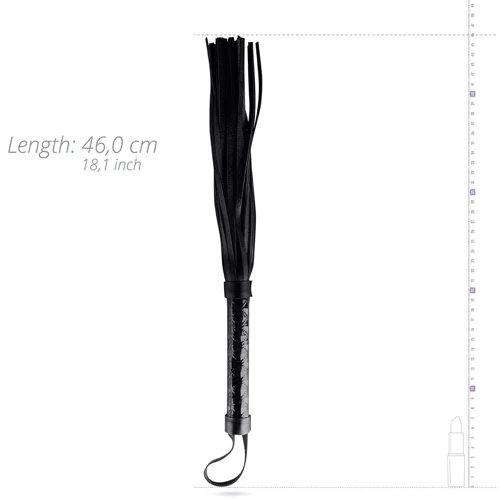 Плеть-флогер Whipped - Beat It Flogger - Black, экокожа