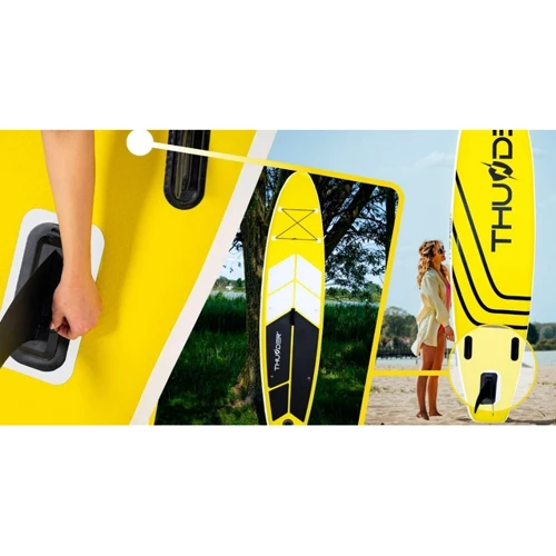 Надувна SUP дошка Thunder Coast 320 см із веслом Yellow (SUP-COAST-YELLOW) фото 3
