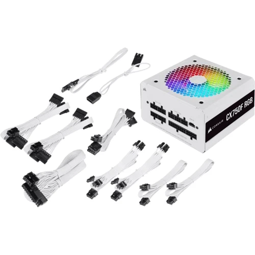 Блок питания Corsair CX750F RGB White (CP-9020227-EU) фото 11