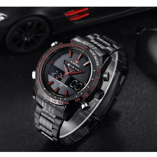 Наручные часы Naviforce Army II NF9024 1212: Функции Секундомер, Подсветка, День недели, Дата
