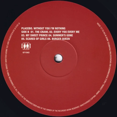 LP I-DI Placebo: Without You I M Nothing (LP0109) фото 4
